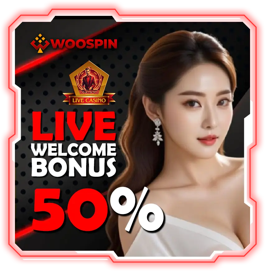 Live Casino Welcome Bonus 50%